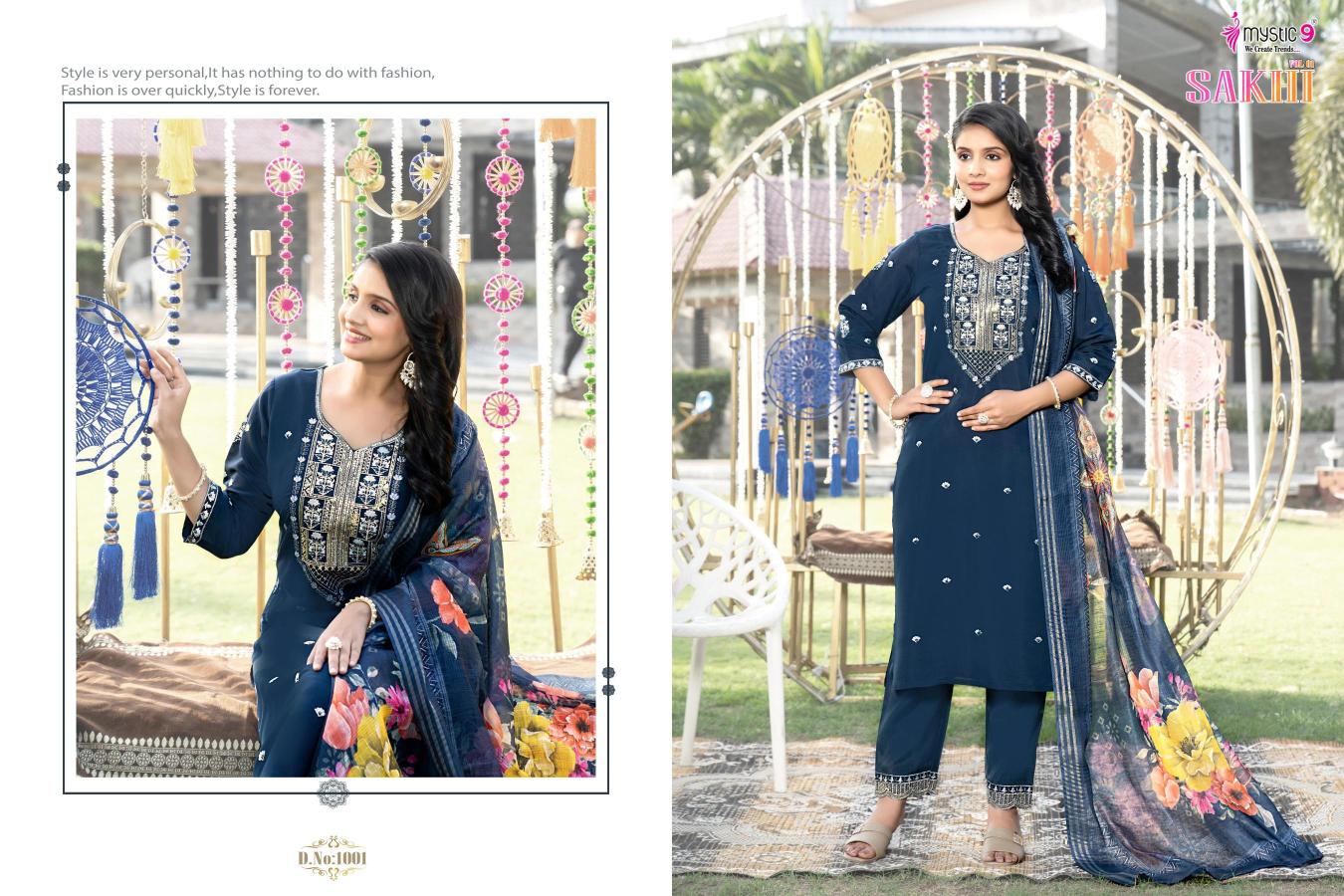 Mystic9 sakhi vol 1 wholesale kurti manufacturers in mumbai