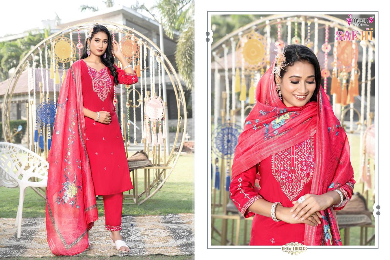 Mystic9 sakhi vol 1 wholesale kurti manufacturers in mumbai