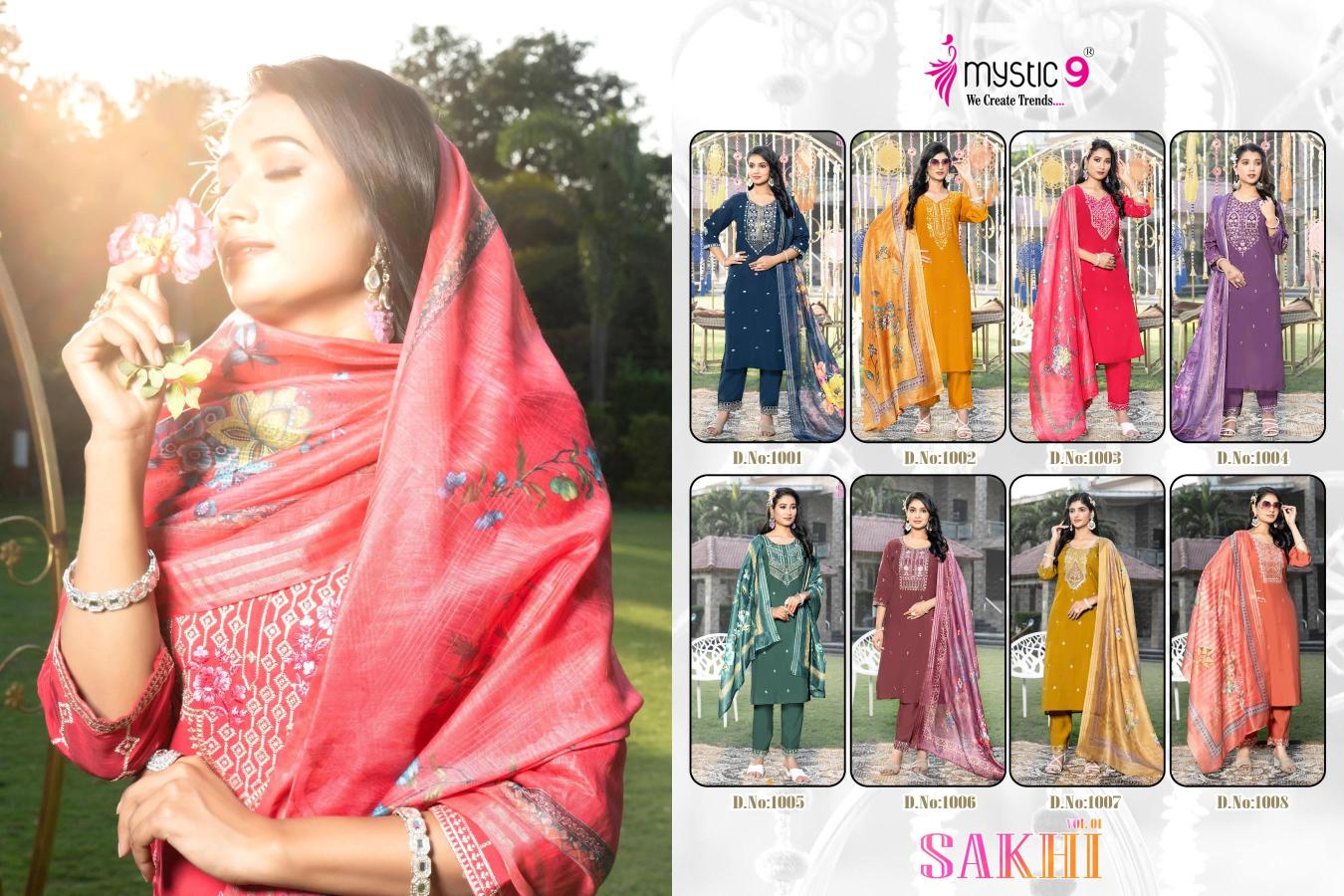 Mystic9 sakhi vol 1 wholesale kurti manufacturers in mumbai