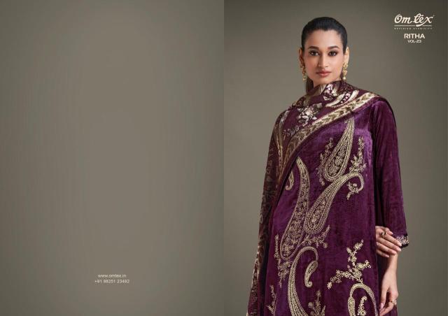 Omtex ritha 23 Latest dress materials wholesale