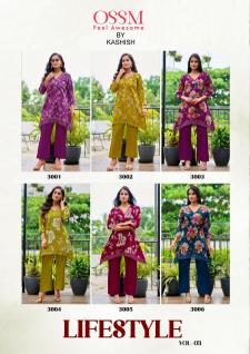 Ossm lifestyle vol 3 coord set kurti wholesale bangalore
