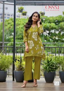 Ossm lifestyle vol 3 coord set kurti wholesale bangalore