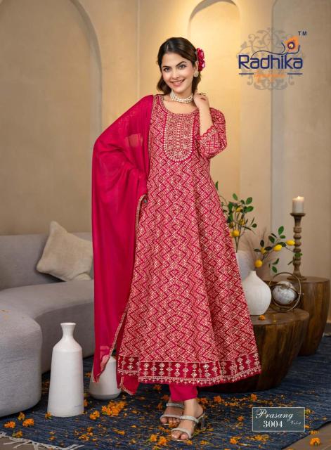 Radhika lifestyle prasang vol 3 indian kurti wholesale in uk