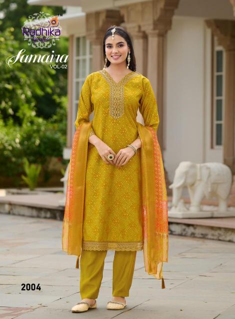 Radhika lifestyle samaira vol 2 kurti wholesale surat