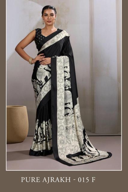 Rajtex pure ajrakh 015 best wholesale saree shop in india
