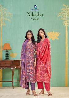 Sargam nikisha vol 6 Wholesale dress material for weddings in Kolkata