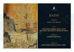 Sargam prints daisy Designer dress material wholesale