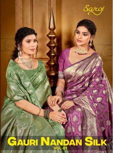 Saroj gauri nandan silk vol 1 Designer sarees online