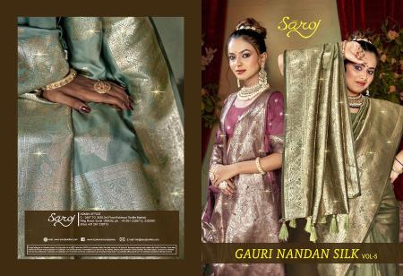 Saroj gauri nandan silk vol 5 Latest saree designs