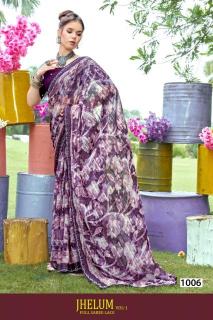 Shorya jhelum vol 1 saree wholesale market in kolkata