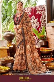 Shorya jhelum vol 1 saree wholesale market in kolkata