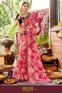 Shorya jhelum vol 1 saree wholesale market in kolkata