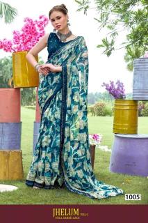Shorya jhelum vol 1 saree wholesale market in kolkata