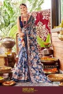 Shorya jhelum vol 1 saree wholesale market in kolkata