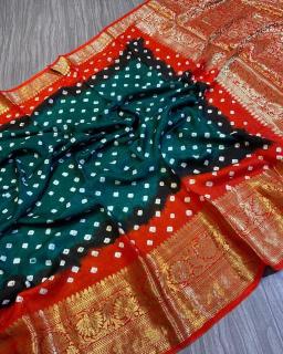 Shorya kanjivaram bandhani wholesale sarees mumbai maharashtra