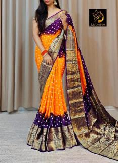 Shorya kanjivaram bandhani wholesale sarees mumbai maharashtra