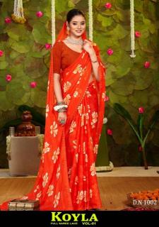 Shorya koyla printed wholesale saree in bangladesh