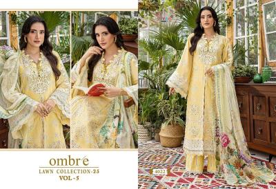 Shree fab ombre lawn collection vol 5 pakistani suits in wholesale price