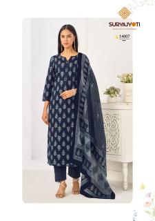 Suryajyoti preyasi vol-14 wholesale kurti manufacturers in surat