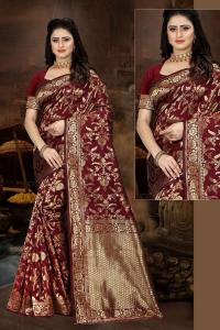 Triveni FF-40 banarasi silk wholesale indian saree