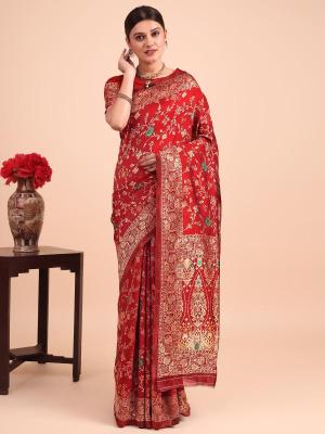 Triveni OT-03 banarasi silk Saree Wholesalers in Maharashtra