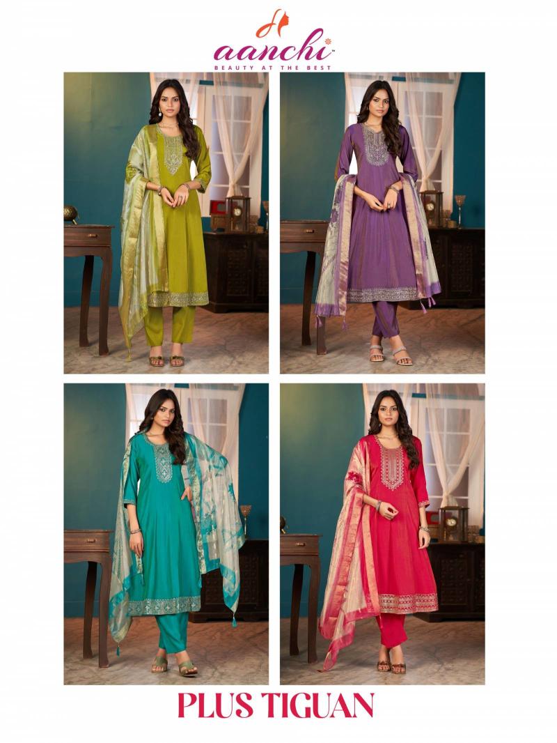 Aanchi Plus Tiguan Wholesale designer Kurtis