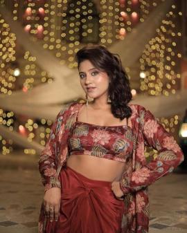 Adhya new trendy three piece outfit western wear manufacturers in Ahmedabad