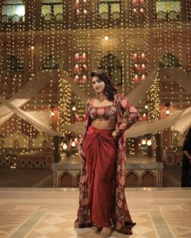 Adhya new trendy three piece outfit western wear manufacturers in Ahmedabad