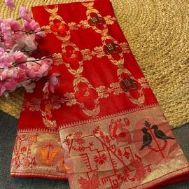 Akshara soft russian silk Wholesale saree suppliers in India