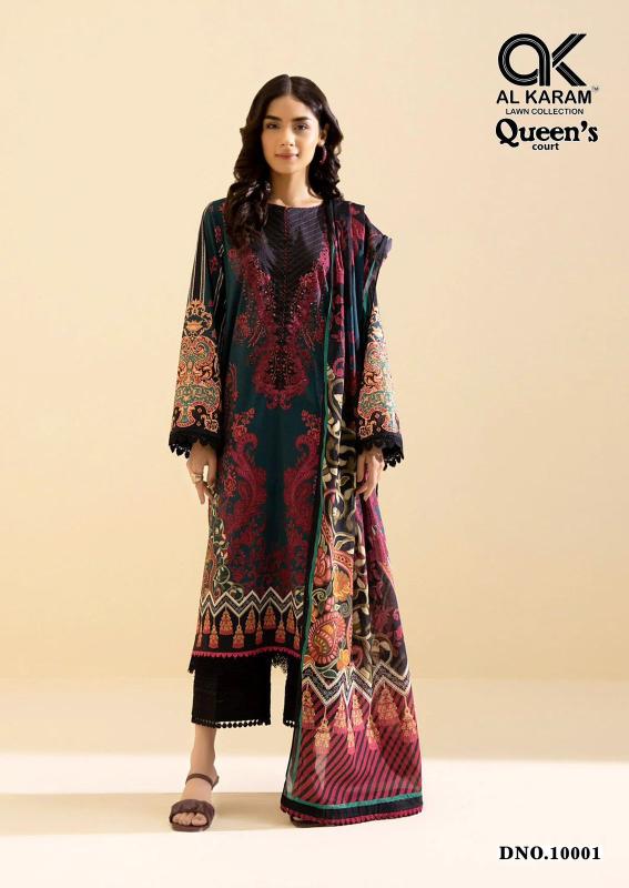 Al Karam Queen Court Vol 10 Surat dress material wholesalers