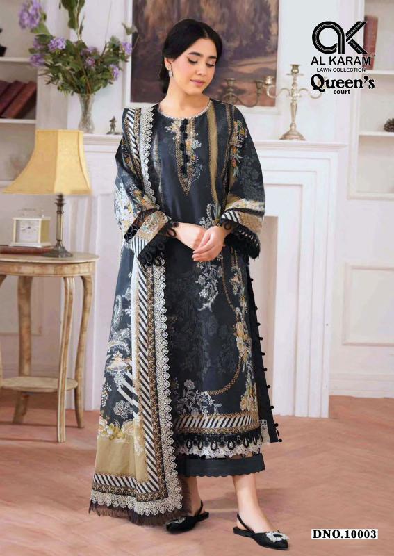 Al Karam Queen Court Vol 10 Surat dress material wholesalers