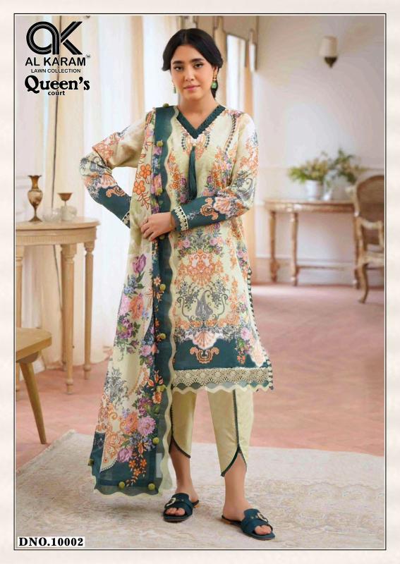 Al Karam Queen Court Vol 10 Surat dress material wholesalers
