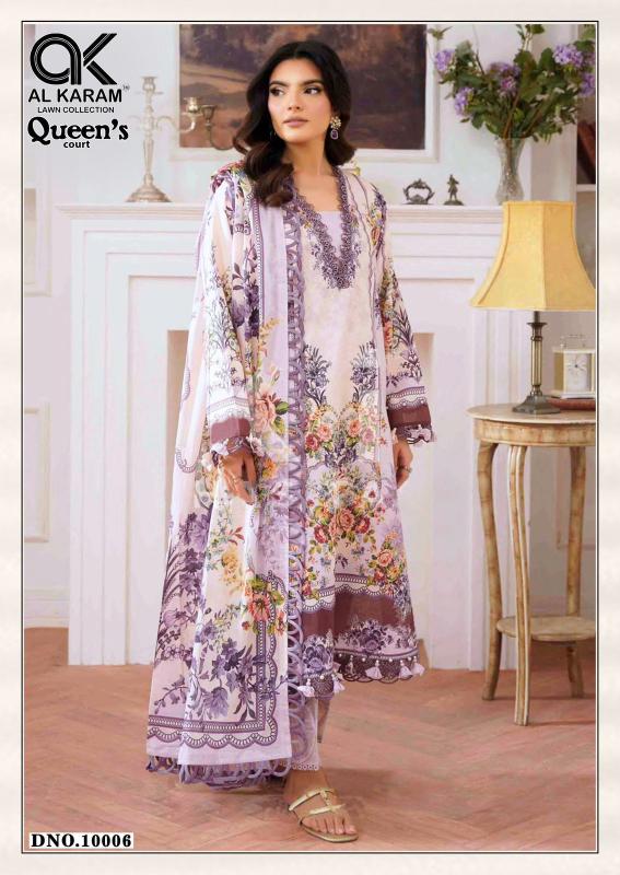 Al Karam Queen Court Vol 10 Surat dress material wholesalers