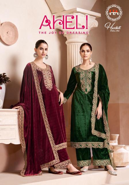 Alok suit aheli Designer dress material manufacturers