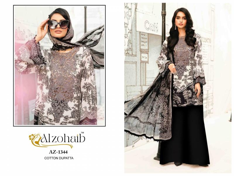 Alzohaib Mubeena Chiffon Dupatta holesale Salwar Kameez Surat