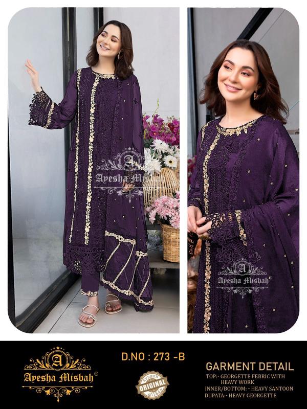 Ayesha Misbah 273 A To F Salwar kameez manufacturers in Delhi