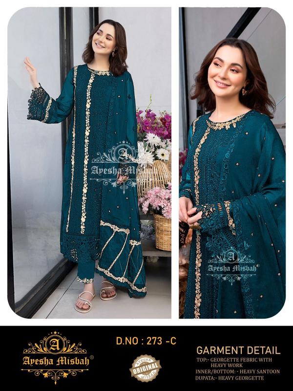 Ayesha Misbah 273 A To F Salwar kameez manufacturers in Delhi
