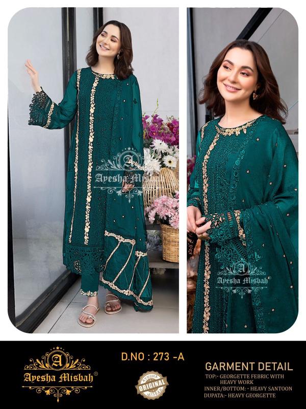 Ayesha Misbah 273 A To F Salwar kameez manufacturers in Delhi