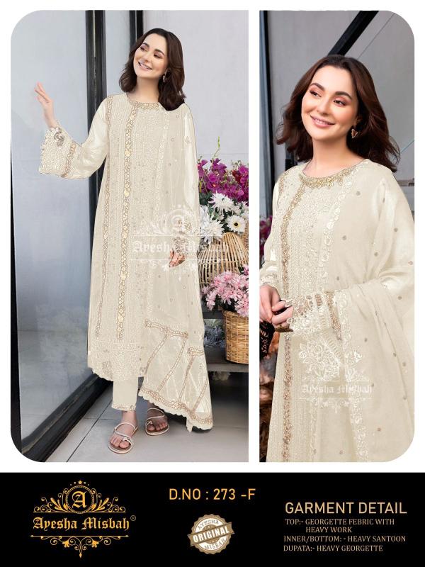 Ayesha Misbah 273 A To F Salwar kameez manufacturers in Delhi