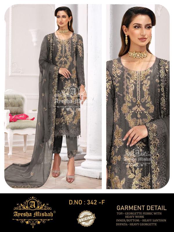 Ayesha Misbah 342 A To F Wholesale bandhani suits manufacturers