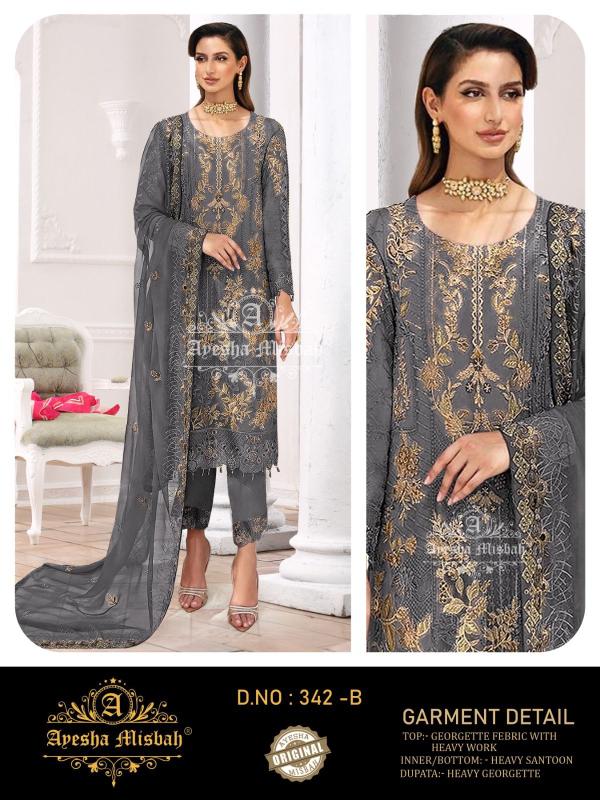 Ayesha Misbah 342 A To F Wholesale bandhani suits manufacturers