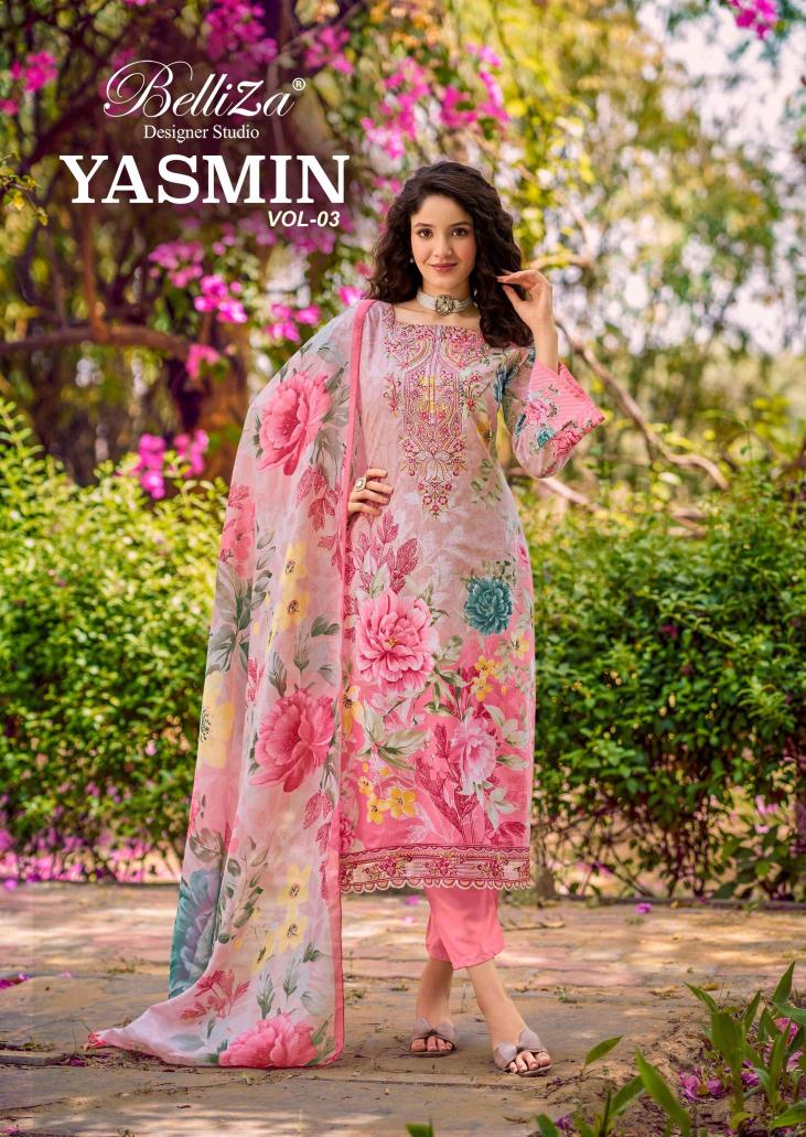 Belliza yasmin vol 3 Dress material market in Gujarat