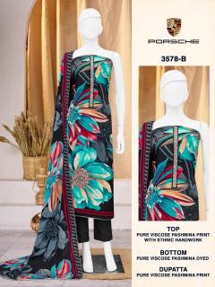 Bipson prints porsche 3578 Designer dress material wholesale