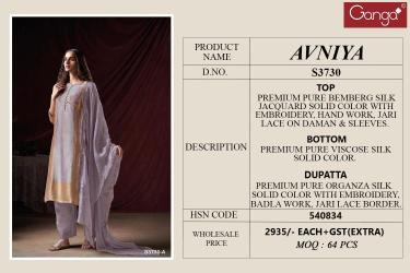 Ganga avniya 3730 Kolkata dress material manufacturers