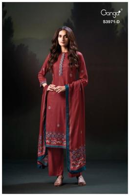 Ganga evani 3971 Dress materials price in Delhi