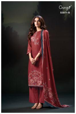 Ganga evani 3971 Dress materials price in Delhi