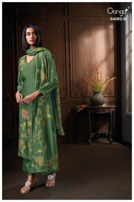 Ganga firanya 4082 dress material wholesale indiamart