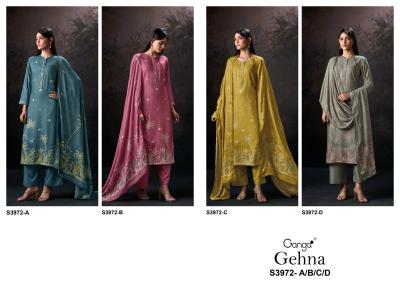 Ganga gehna 3972 Wholesale party wear dresses in Hyderabad