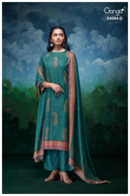Ganga hyora 4094  Wholesale dress materials in Delhi