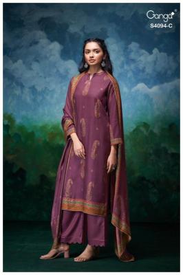 Ganga hyora 4094  Wholesale dress materials in Delhi